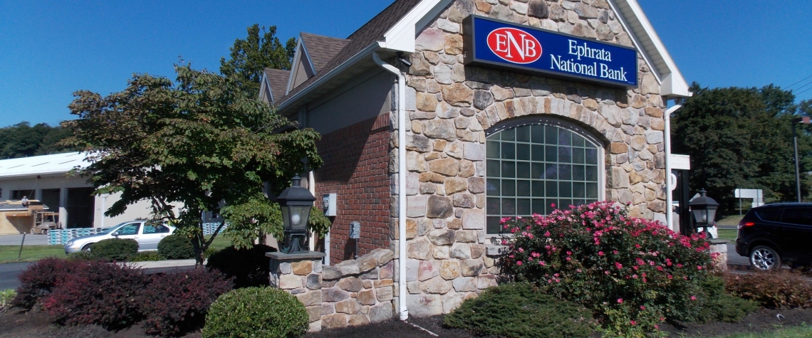 Exterior image of the Ephrata National Bank in the Georgetown PA location