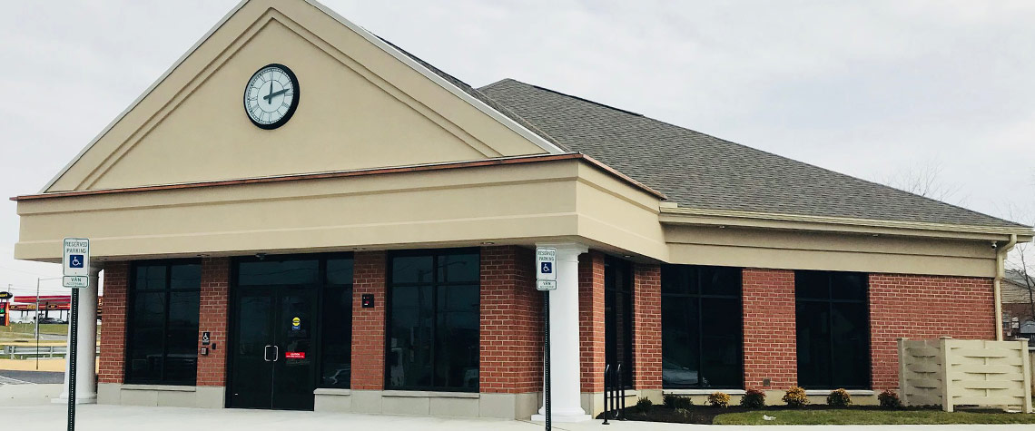 Exterior image of the Ephrata National Bank in the Strasburg PA location