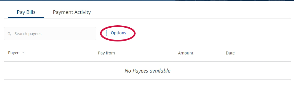 Bill Pay Options