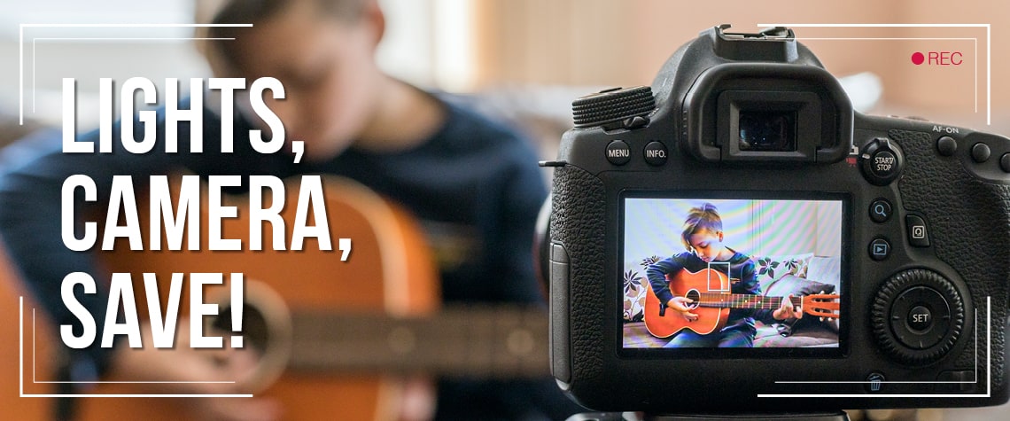 Lights, Camera, Save!