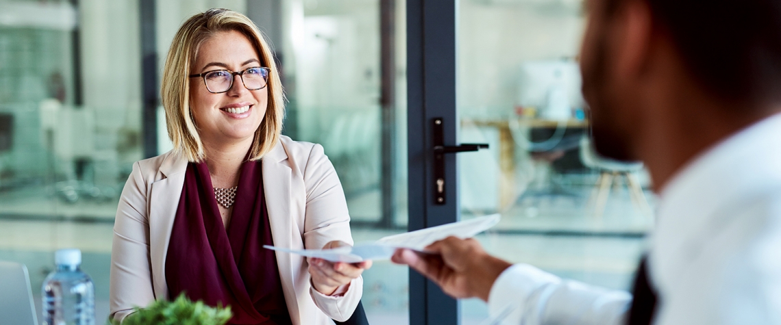 Cropped shot of businesspeople in the workplace