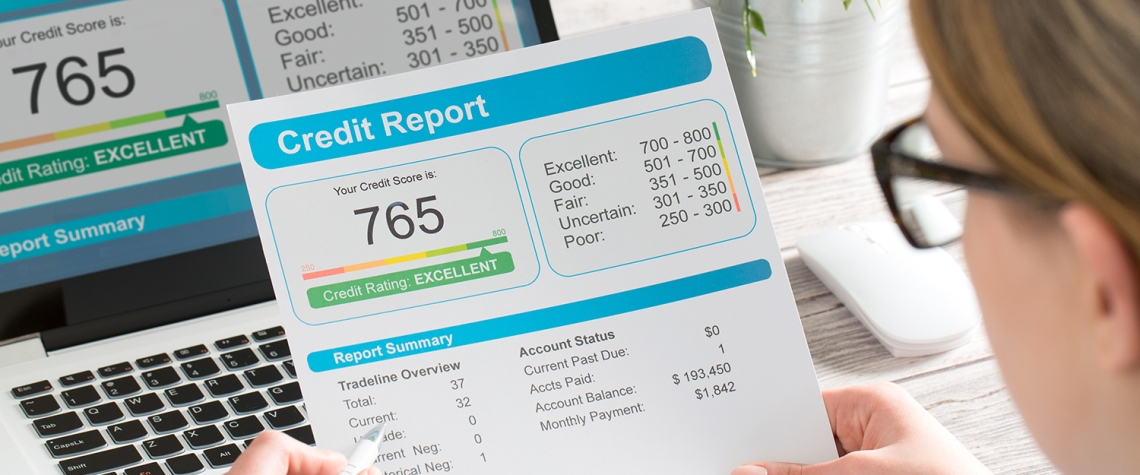 report credit score