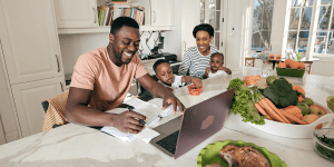 Family at table